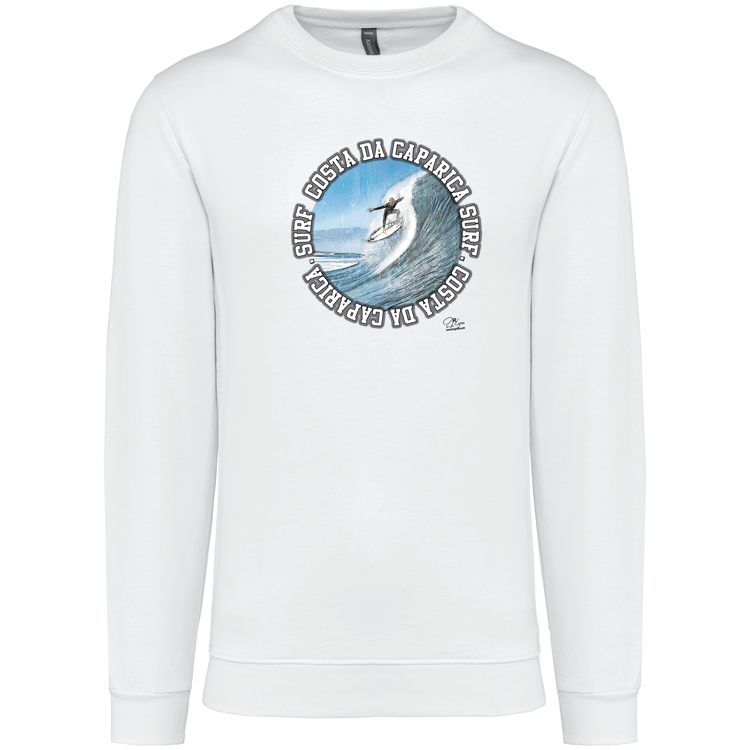 Sweatshirt Kariban sem Capuz Monster Waves 2 Costa da Caparica