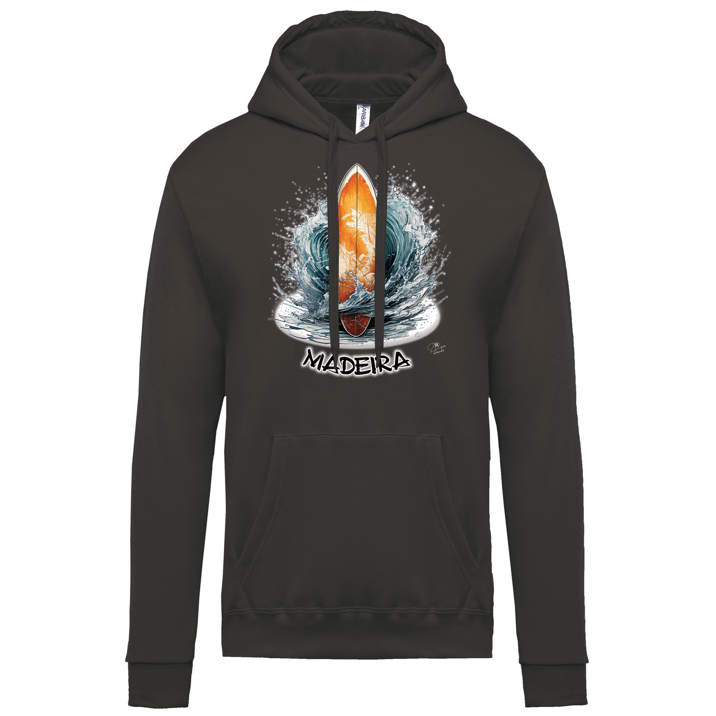 Sweatshirt Kariban com Capuz Prancha Madeira