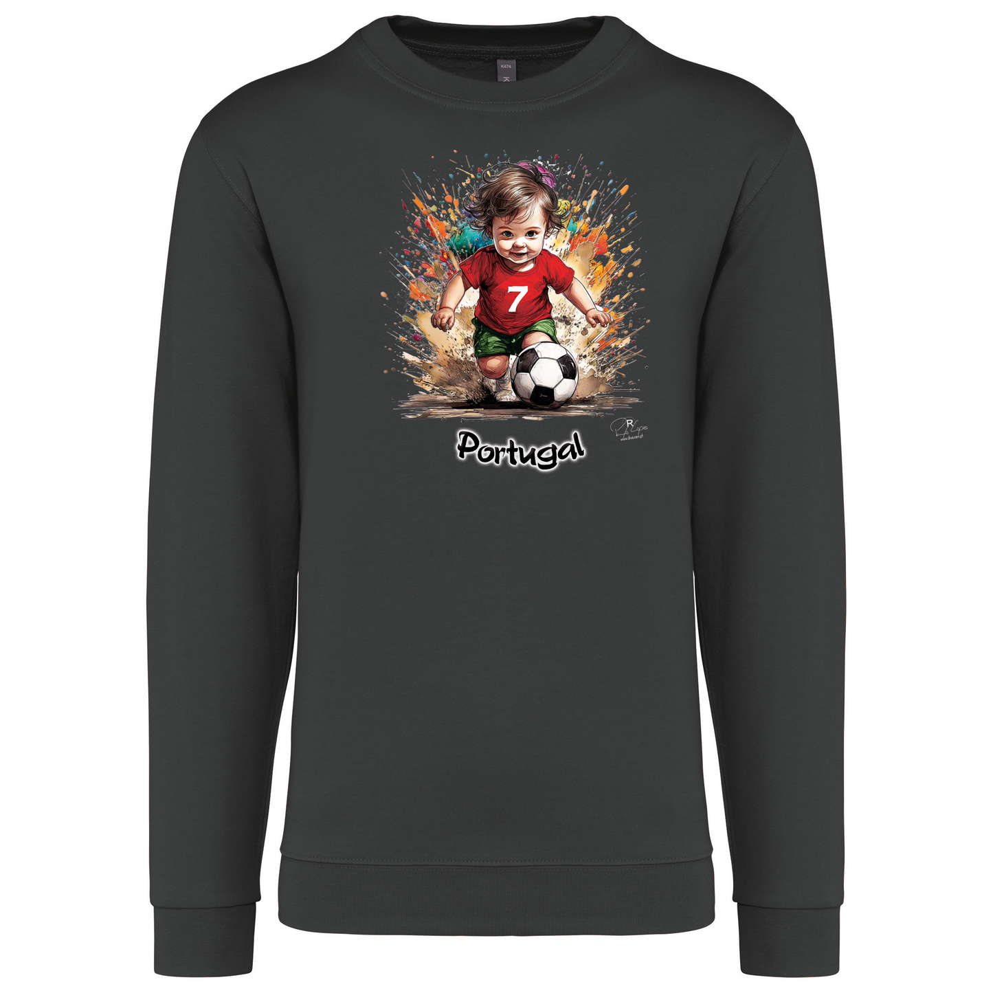 Sweatshirt Kariban sem Capuz 7 Portugal