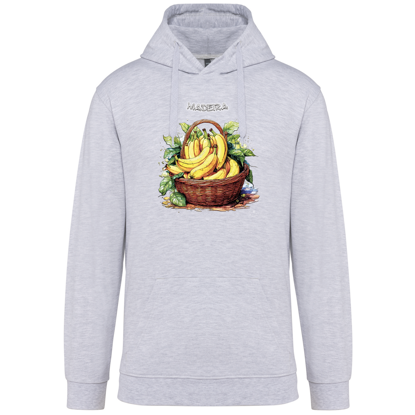 Sweatshirt Kariban com Capuz Cesto Bananas