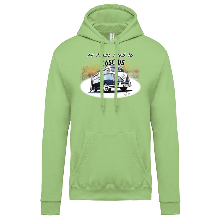 Sweatshirt Kariban com Capuz All Roads Lead to Cascais