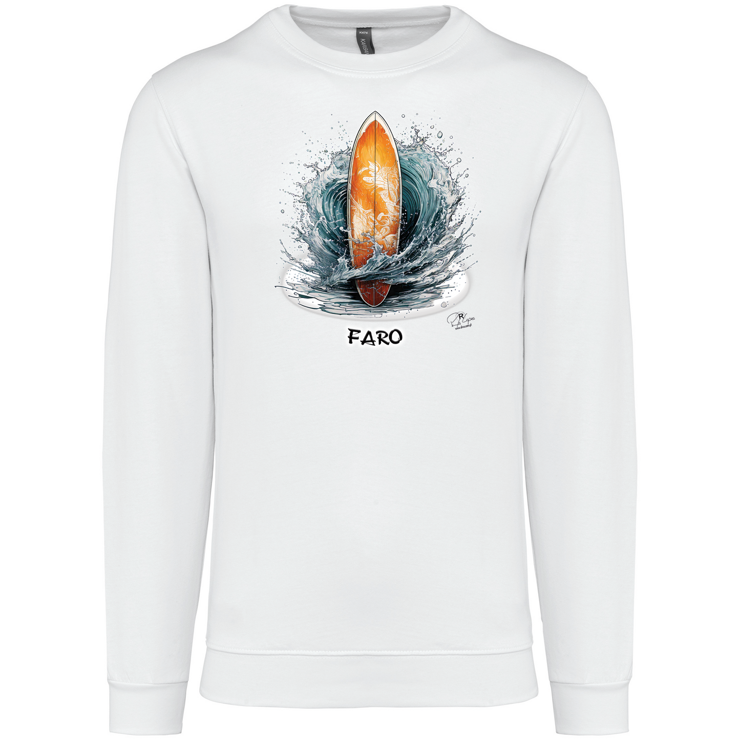 Sweatshirt Kariban sem Capuz Prancha Faro