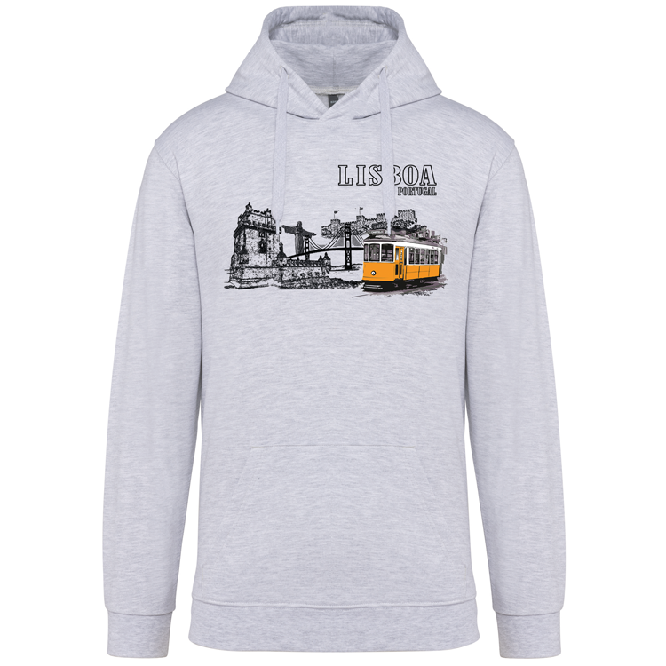 Sweatshirt Kariban com Capuz Monumentos Lx