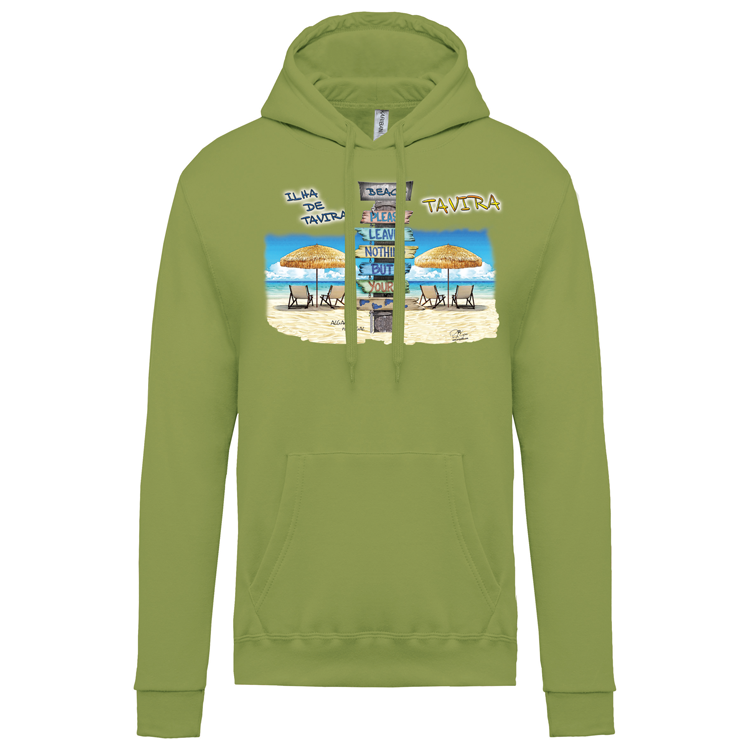 Sweatshirt Kariban com Capuz Pegadas Tavira