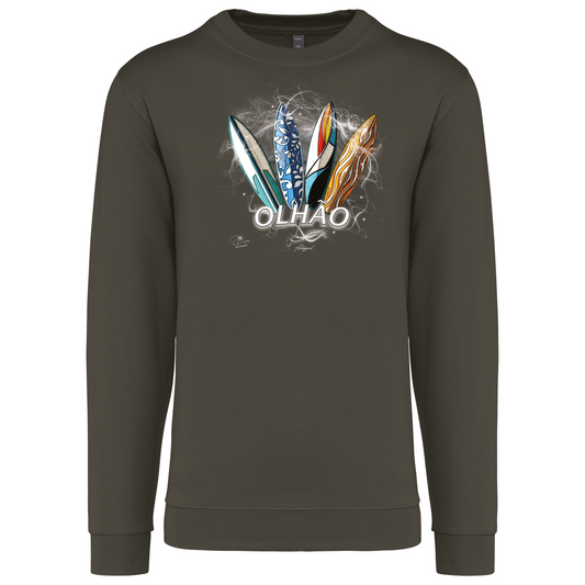 Sweatshirt Kariban sem Capuz Surfboards Olhão