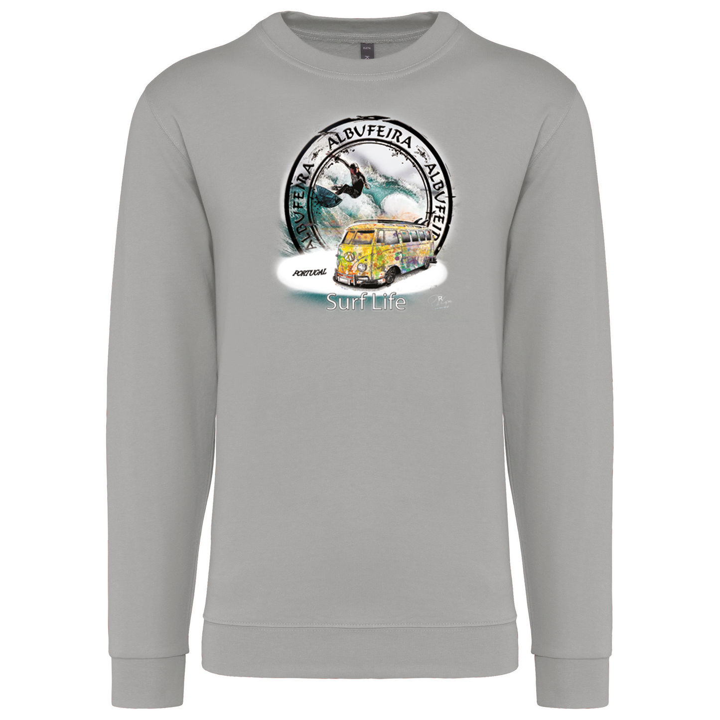 Sweatshirt Kariban sem Capuz Surf Life Albufeira
