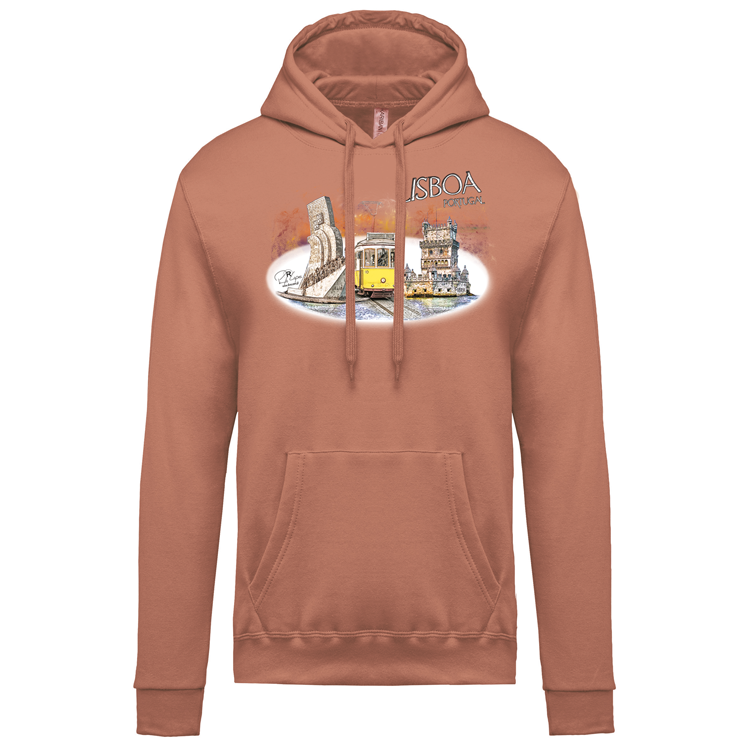 Sweatshirt Kariban com Capuz Monumentos Belém