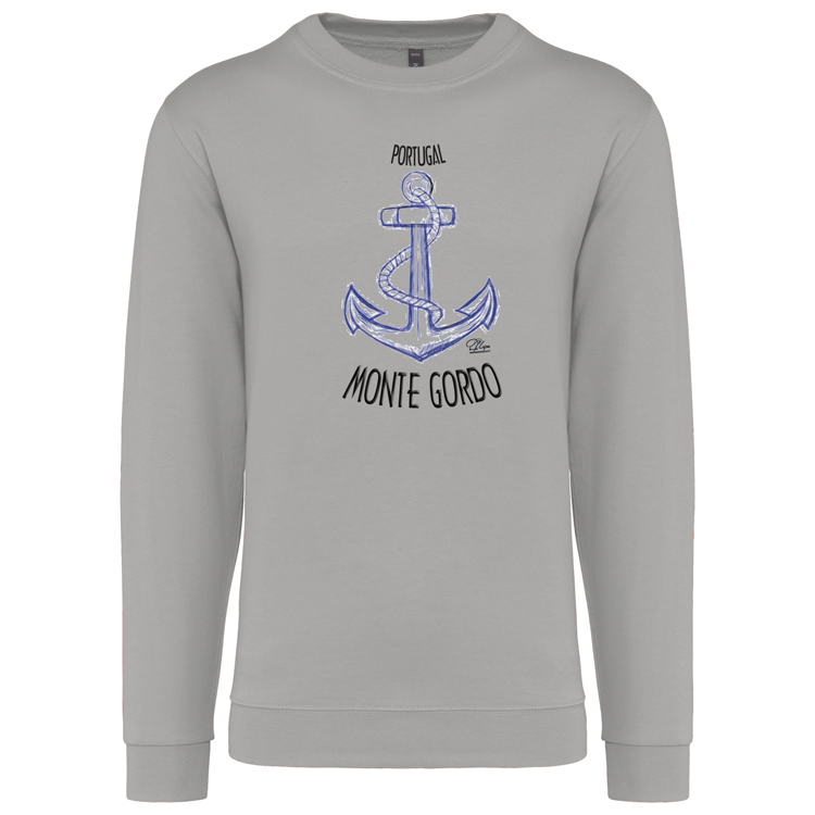 Sweatshirt Kariban sem Capuz Âncora Monte Gordo