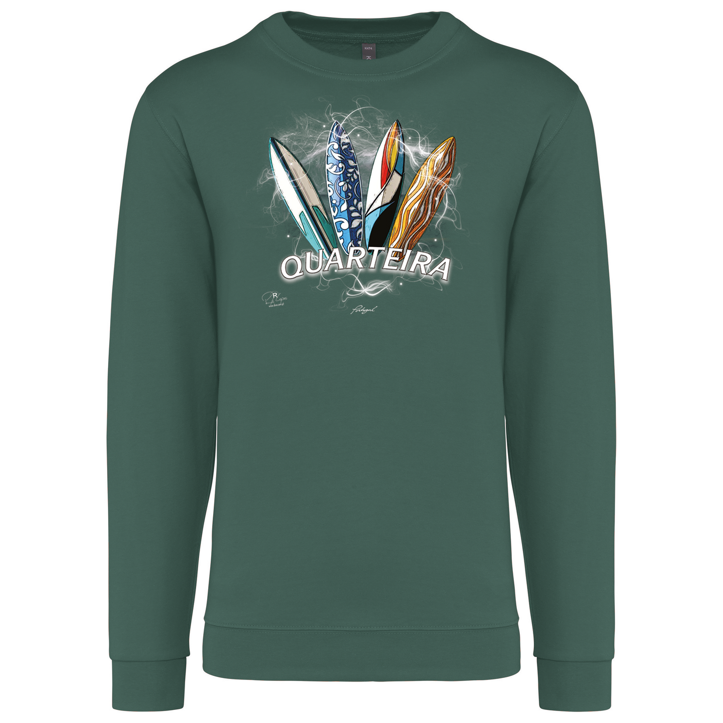 Sweatshirt Kariban sem Capuz Surfboards Quarteira