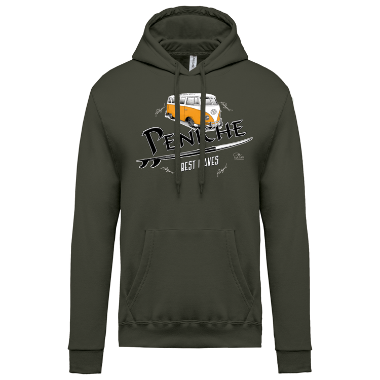 Sweatshirt Kariban com Capuz Pão de Forma Peniche
