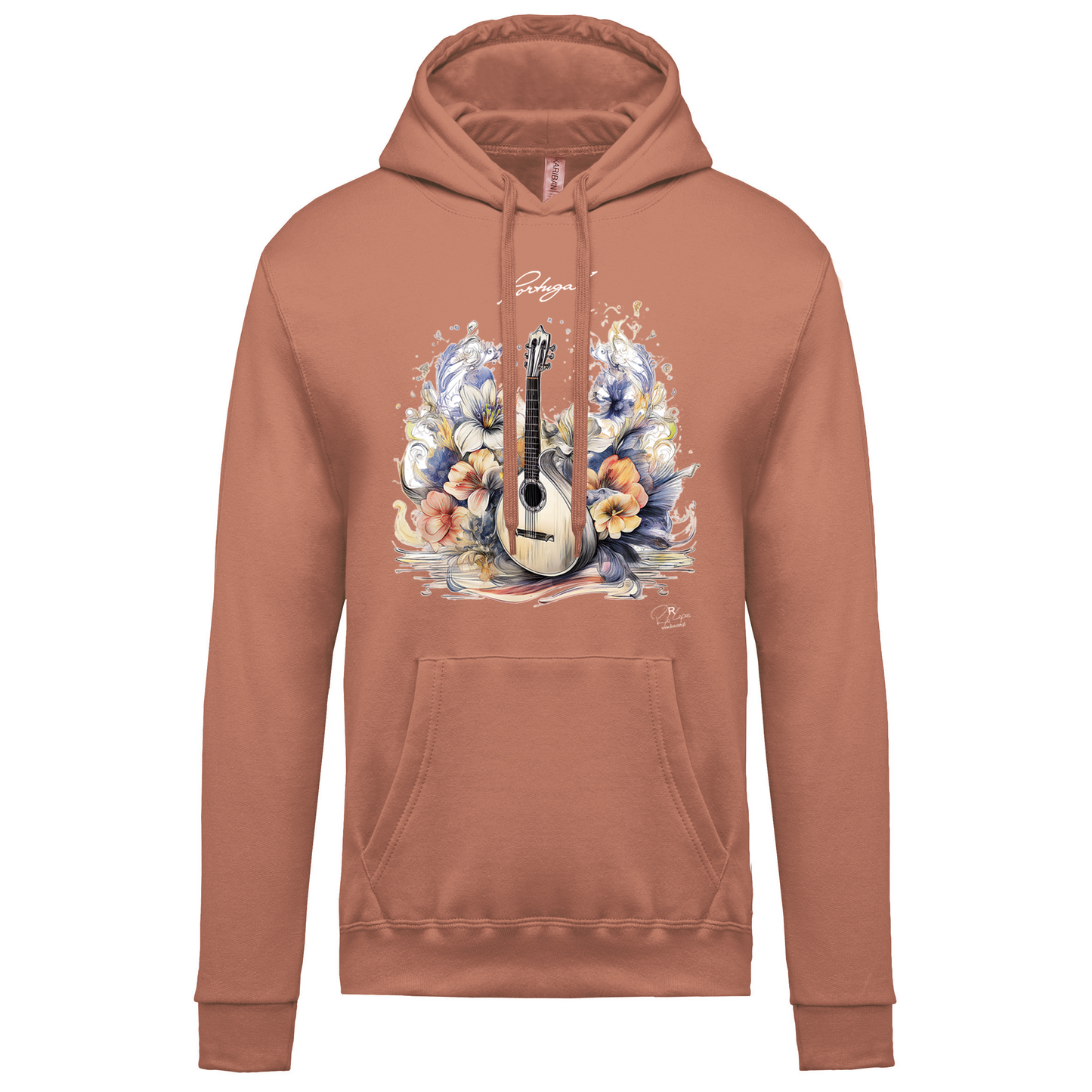 Sweatshirt Kariban com Capuz Guitarra Portuguesa