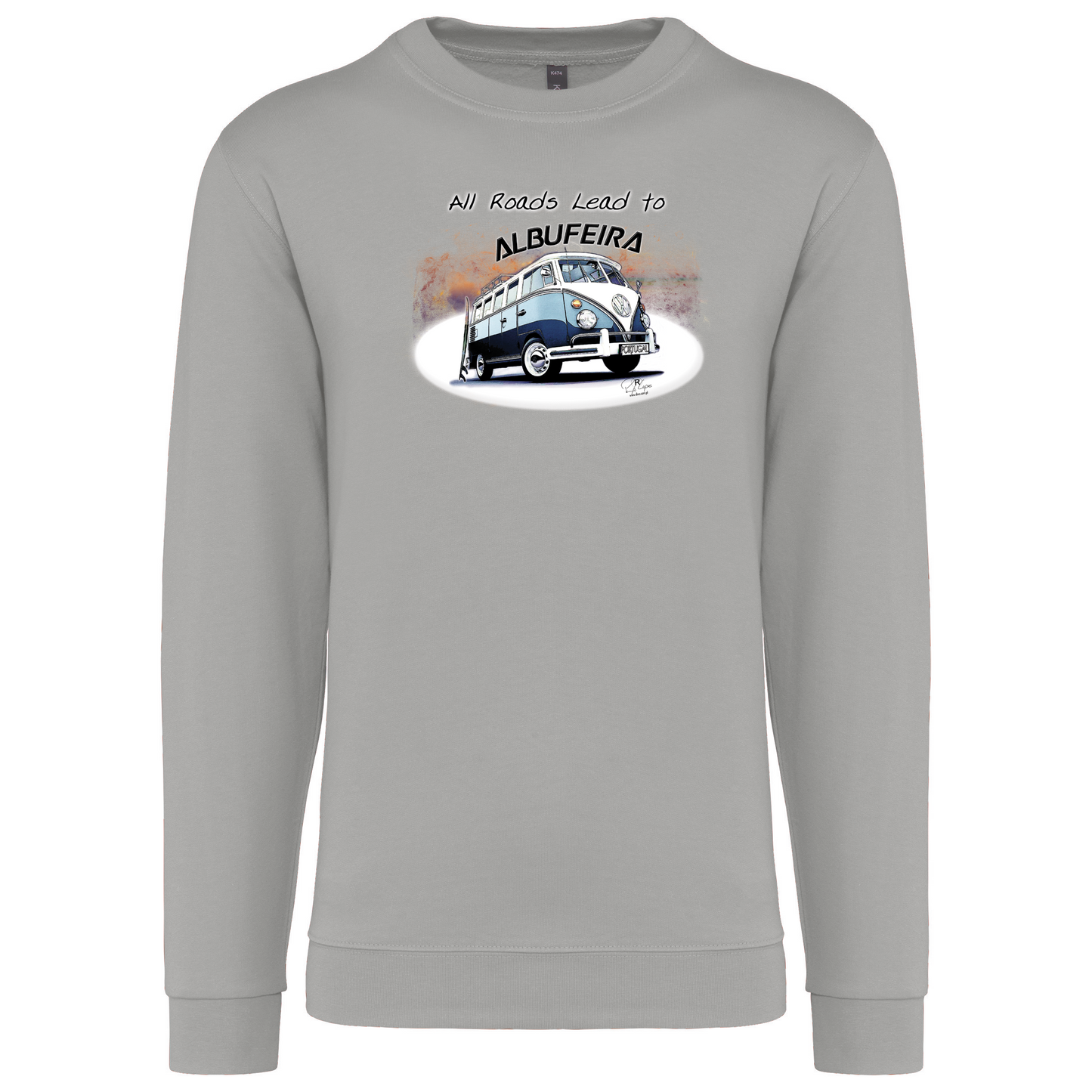 Sweatshirt Kariban sem Capuz All Roads Lead to Albufeira