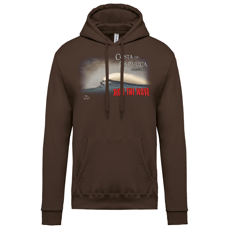 Sweatshirt Kariban com Capuz Ride the Wave Caparica