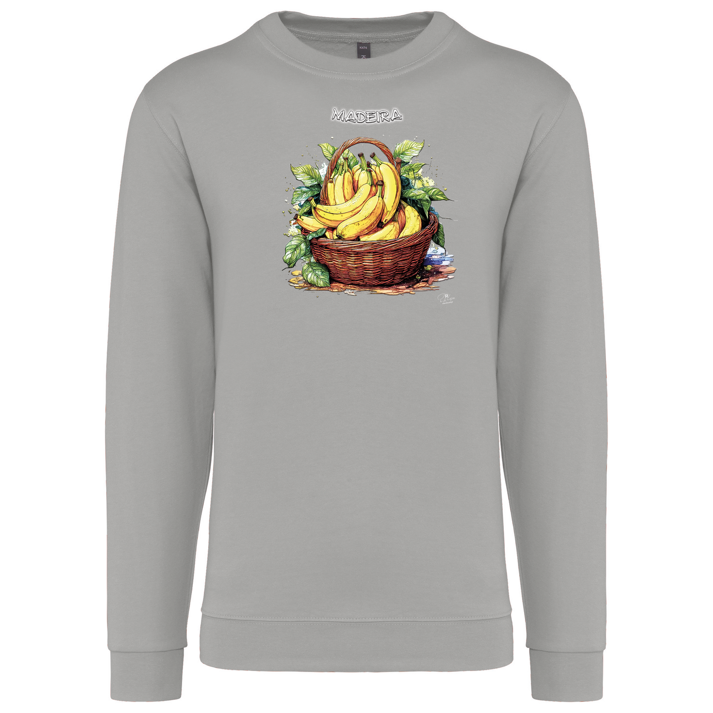Sweatshirt Kariban sem Capuz Cesto Bananas