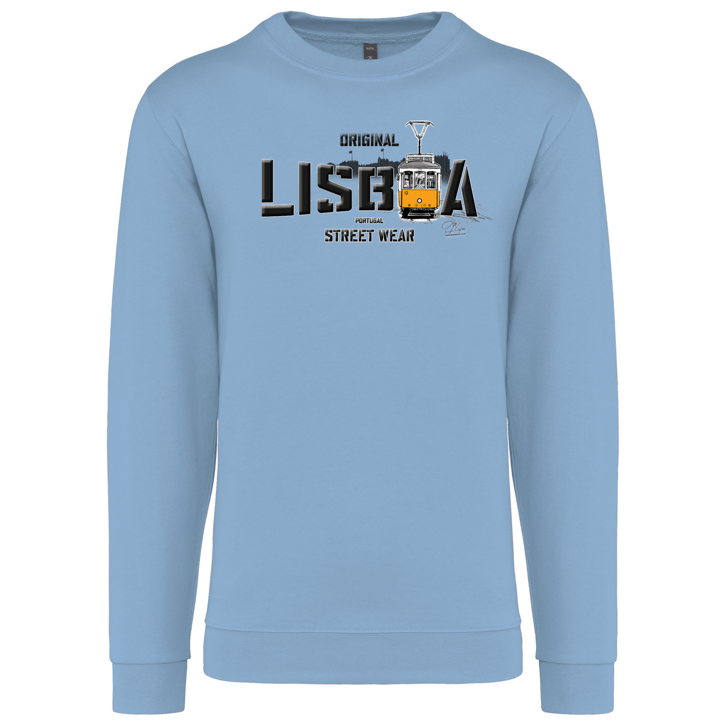 Sweatshirt Kariban sem Capuz Original Lisboa