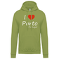 Sweatshirt Kariban com Capuz I Love Porto