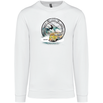 Sweatshirt Kariban sem Capuz Surf Life Lagos