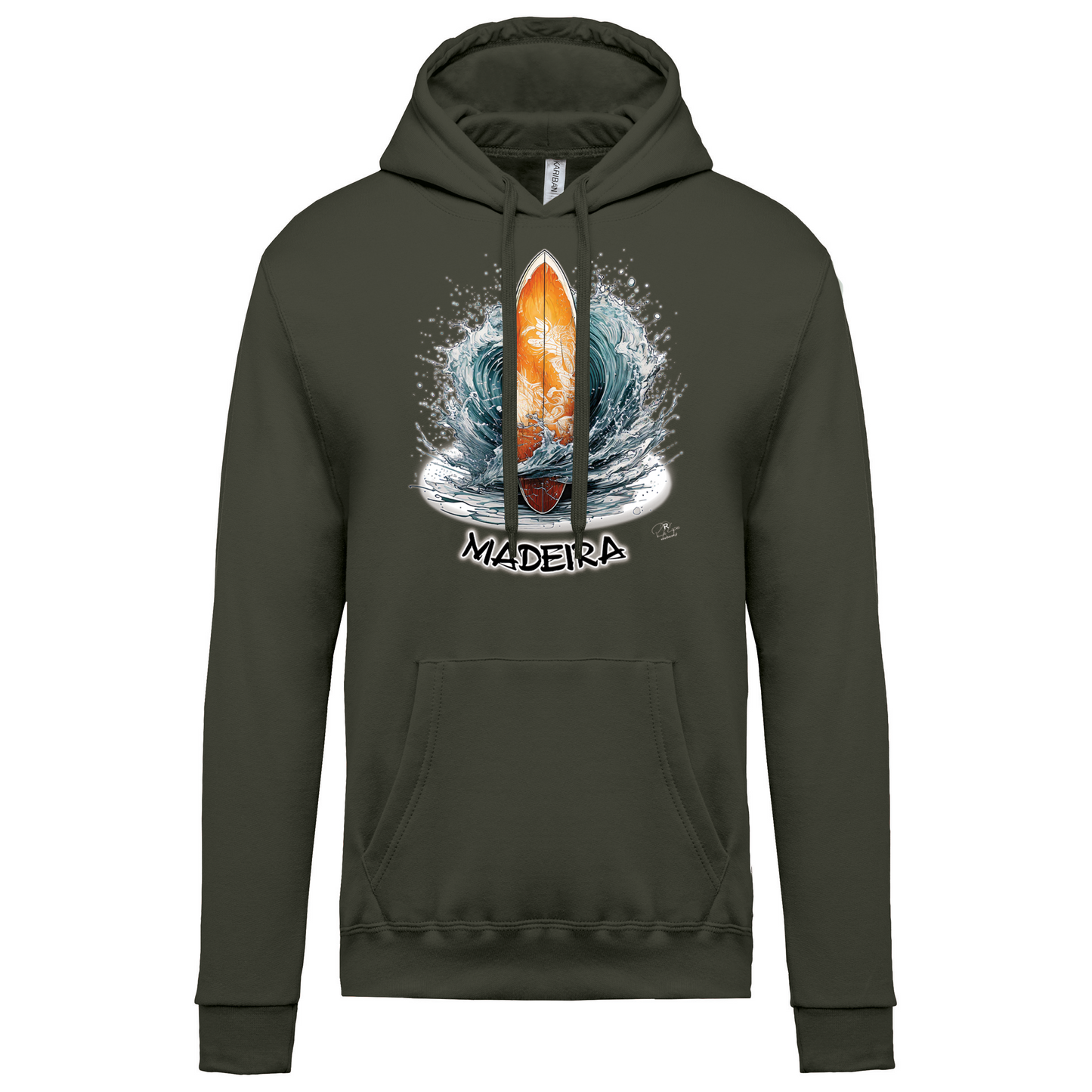Sweatshirt Kariban com Capuz Prancha Madeira