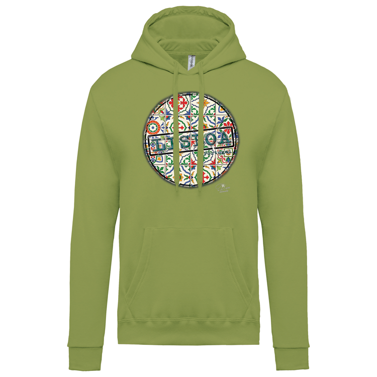 Sweatshirt Kariban com Capuz Pin Lisboa