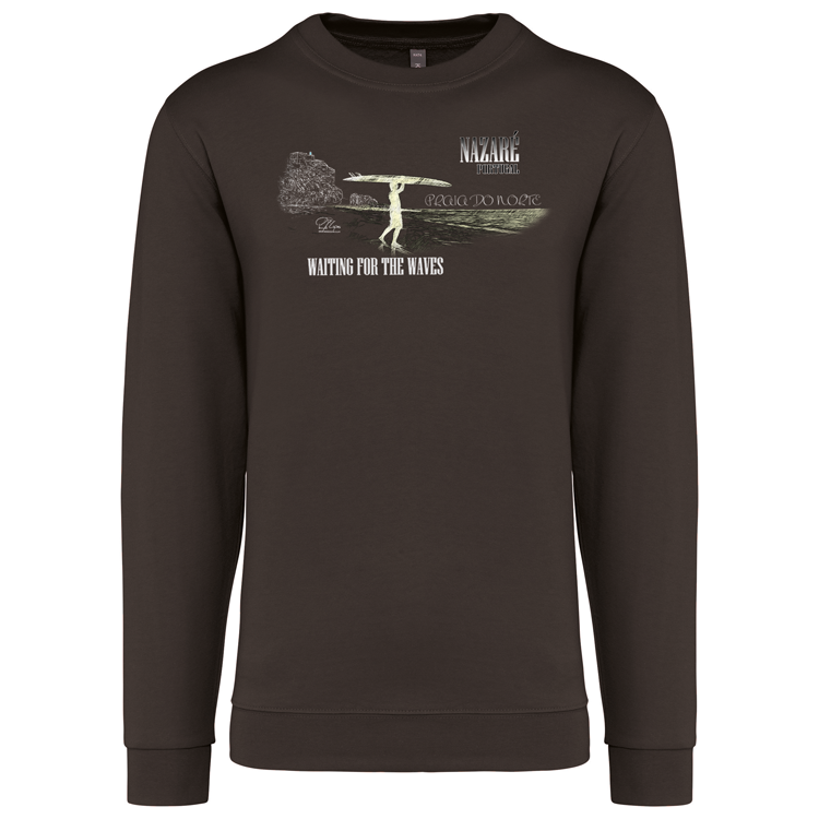 Sweatshirt Kariban sem Capuz Praia do Norte