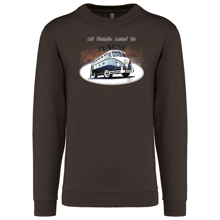 Sweatshirt Kariban sem Capuz All Roads Lead to Peniche