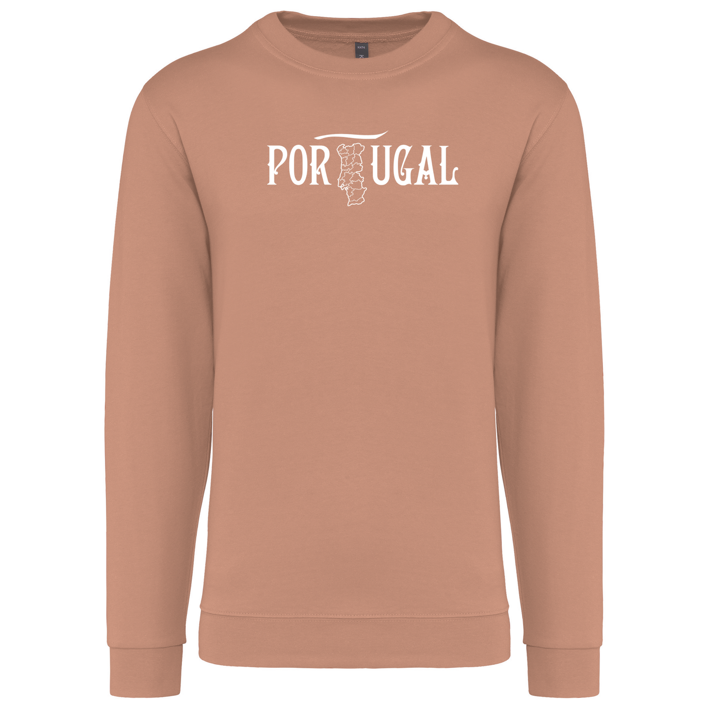 Sweatshirt Kariban sem Capuz Mapa de Portugal