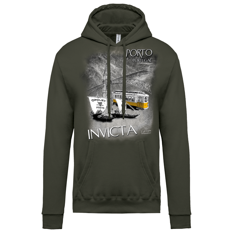 Sweatshirt Kariban com Capuz Invicta
