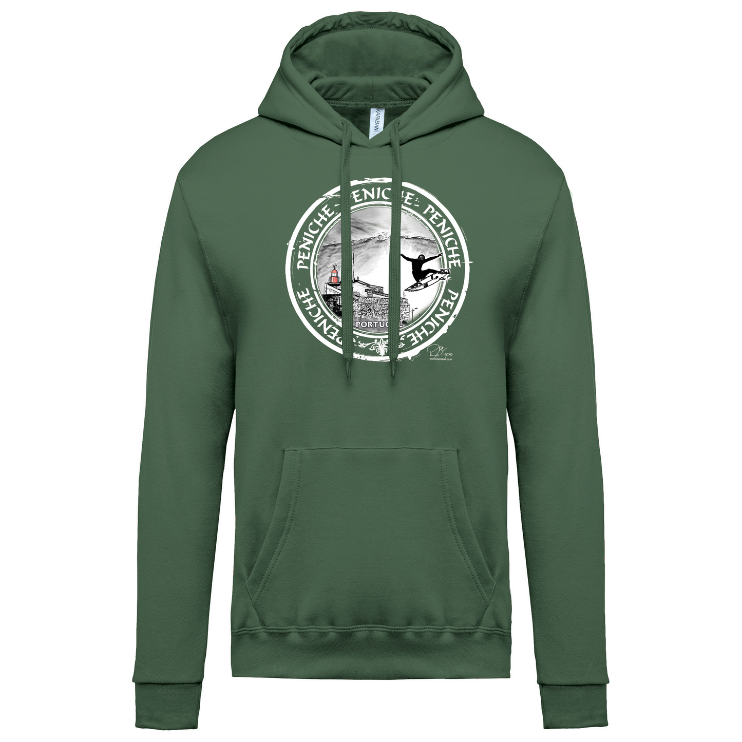 Sweatshirt Kariban com Capuz Selo Peniche