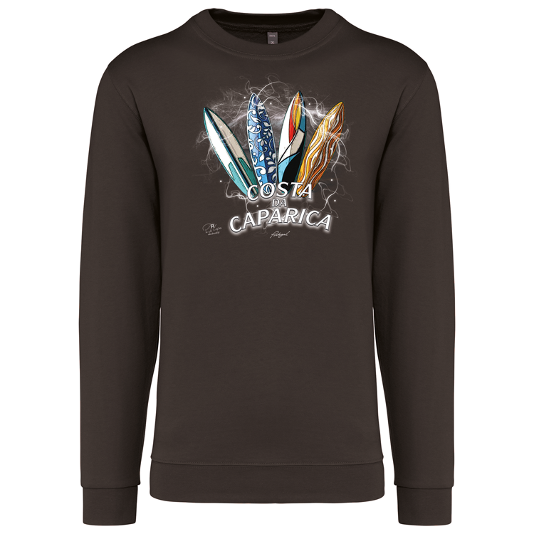 Sweatshirt Kariban sem Capuz Surfboards Costa da Caparica