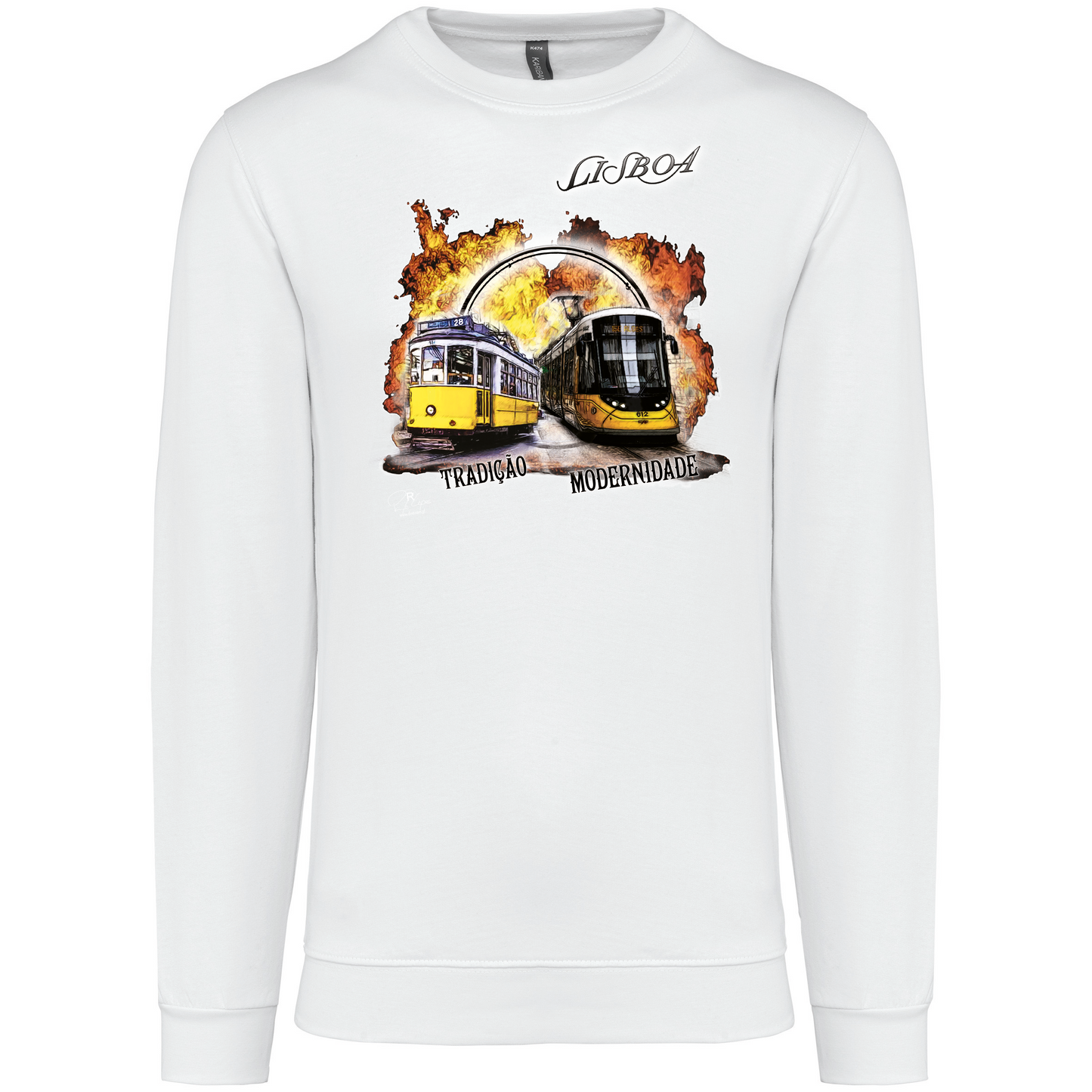 Sweatshirt Kariban sem Capuz Tradição e Modernidade