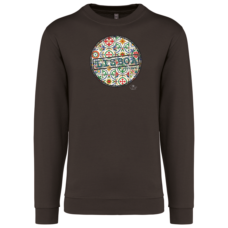 Sweatshirt Kariban sem Capuz Pin Lisboa