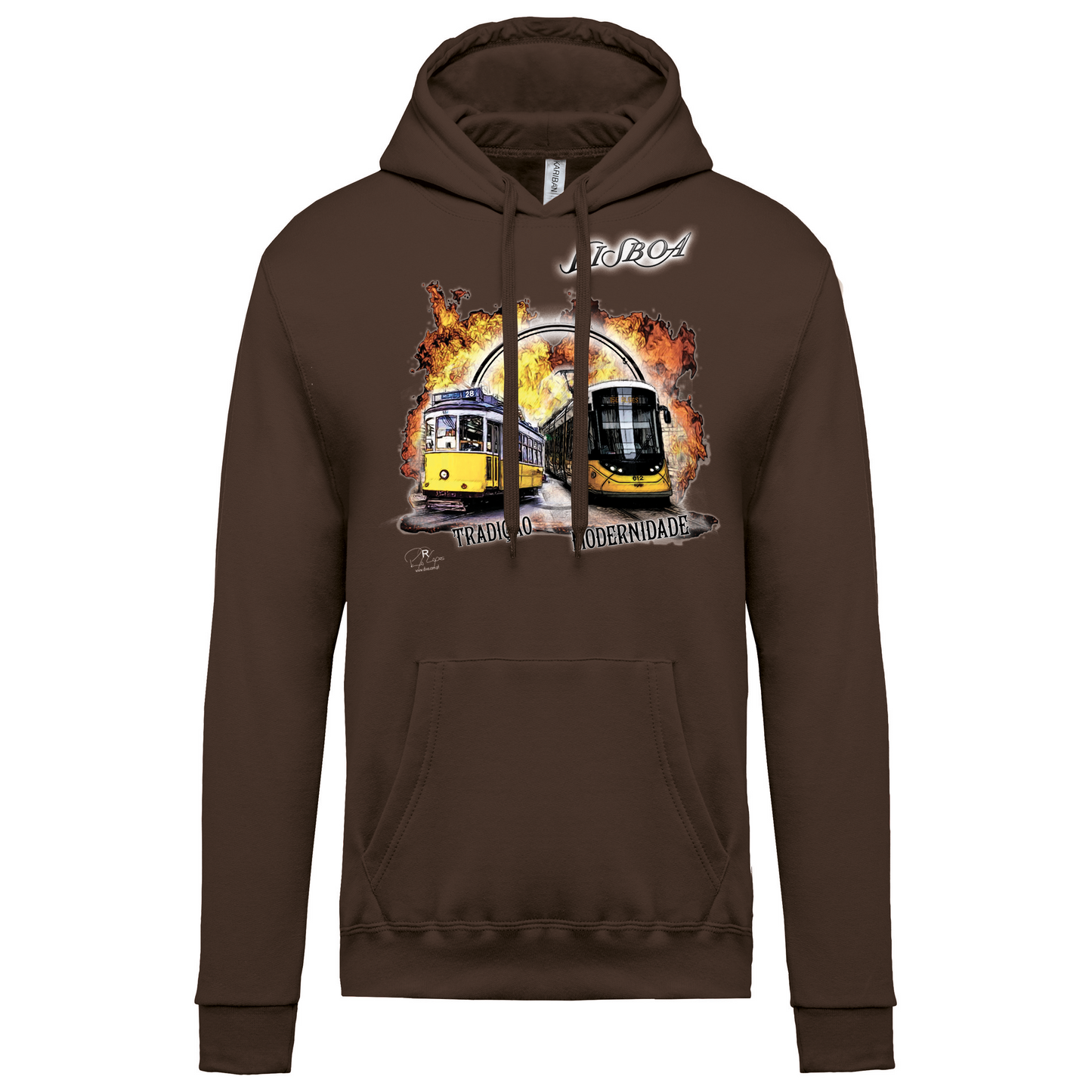 Sweatshirt Kariban com Capuz Tradição e Modernidade