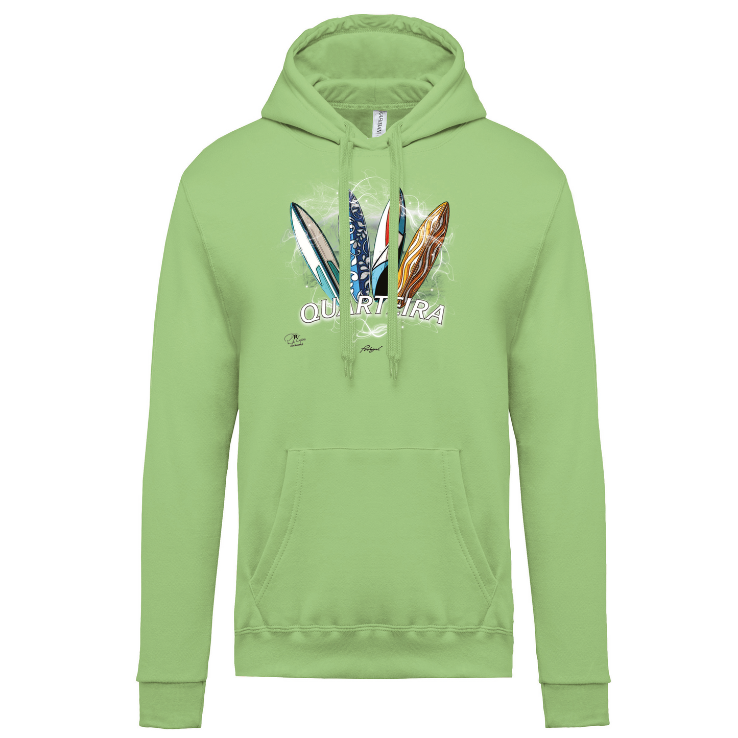 Sweatshirt Kariban com Capuz Surfboards Quarteira