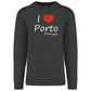Sweatshirt Kariban sem Capuz I Love Porto