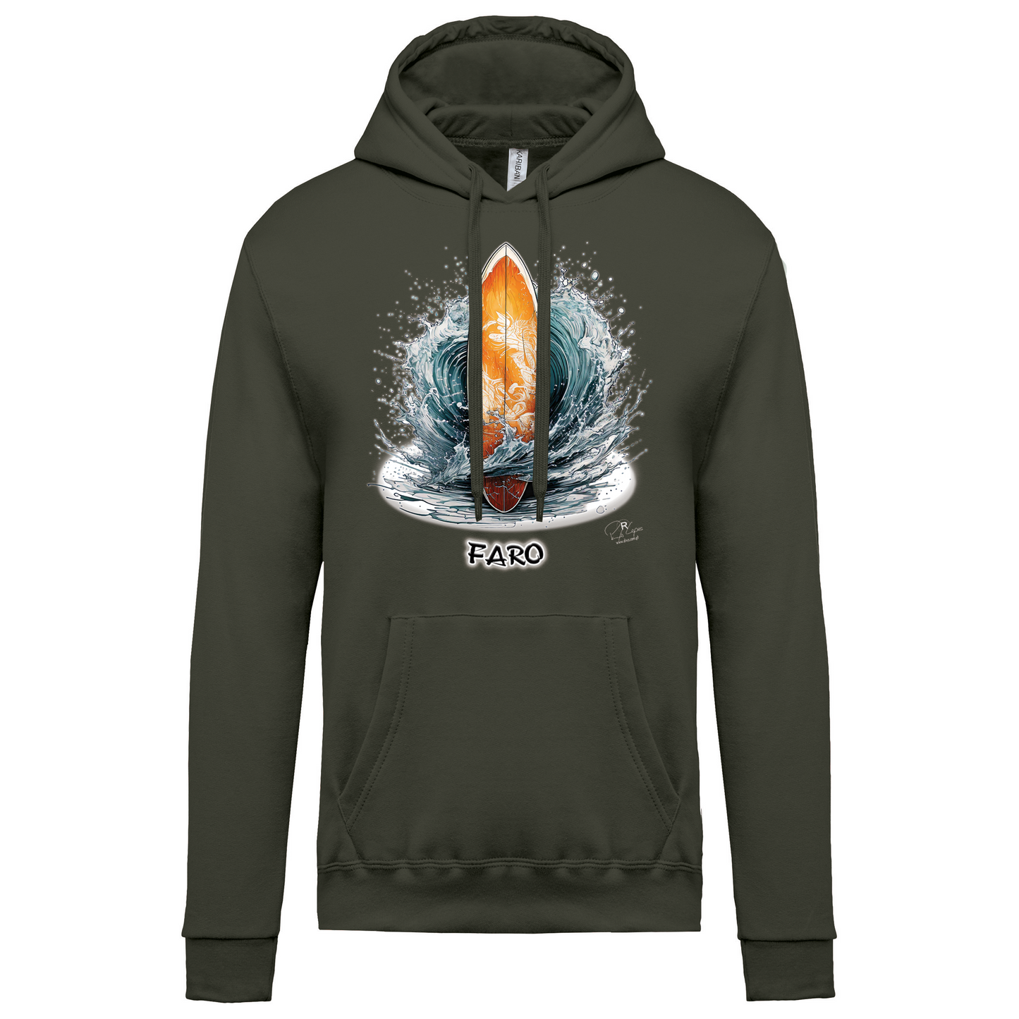 Sweatshirt Kariban com Capuz Prancha Faro