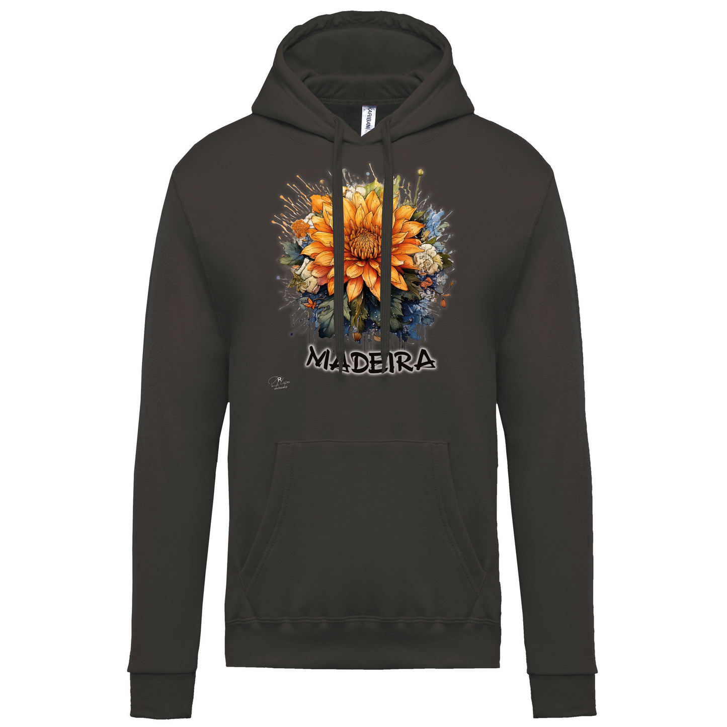 Sweatshirt Kariban com Capuz Arranjo Floral 1