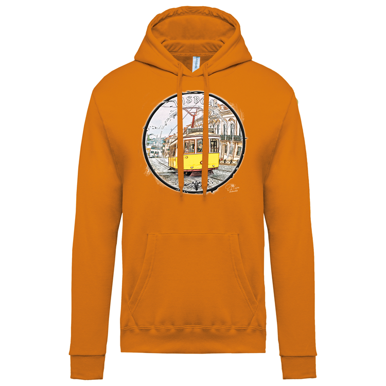 Sweatshirt Kariban com Capuz Calçada do Combro