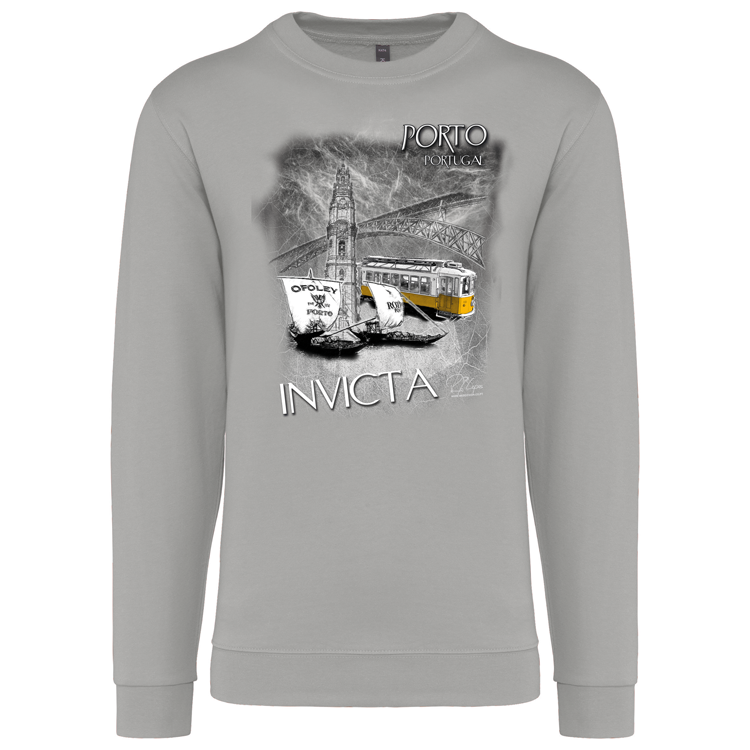 Sweatshirt Kariban sem Capuz Invicta