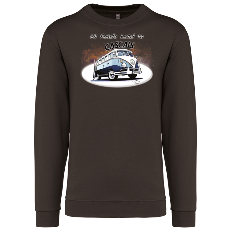 Sweatshirt Kariban sem Capuz All Roads Lead to Cascais