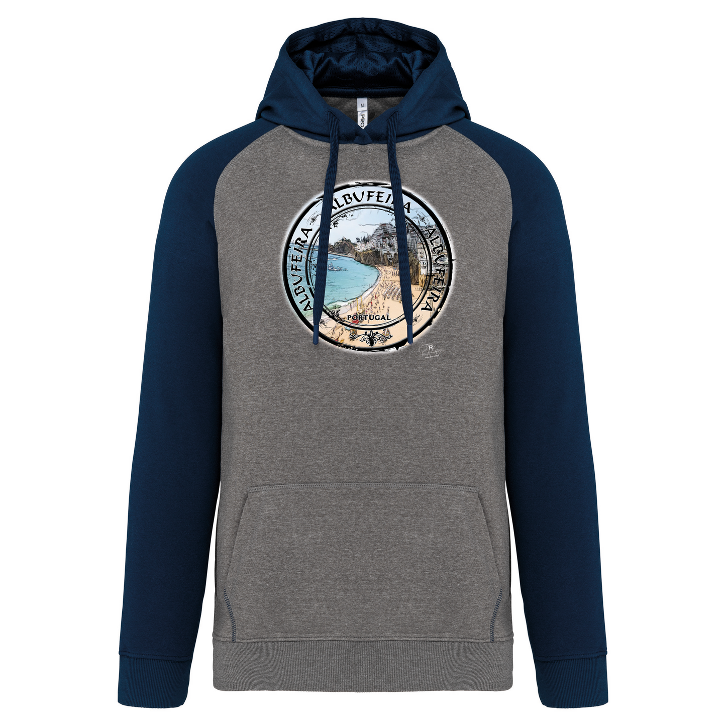 Sweatshirt Bicolor com capuz Selo Albufeira