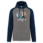 Sweatshirt Bicolor com capuz Surfboards Ericeira
