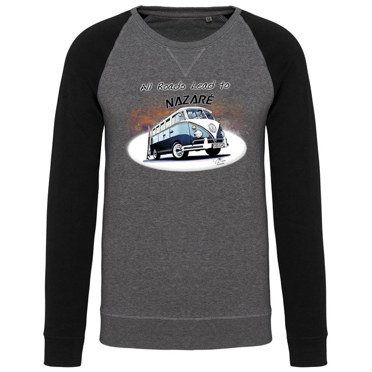 Sweatshirt sem capuz All Roads Lead to Nazaré