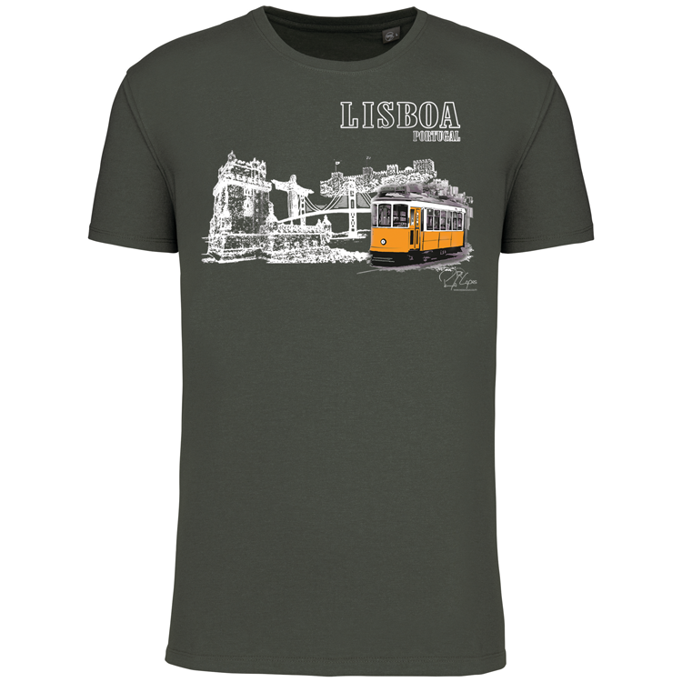 T-Shirt Algodão Biológico Monumentos Lisboa