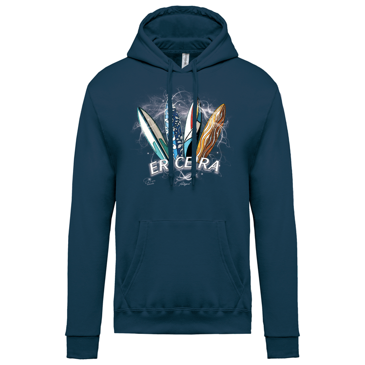 Sweatshirt Kariban com Capuz Surfboards Ericeira