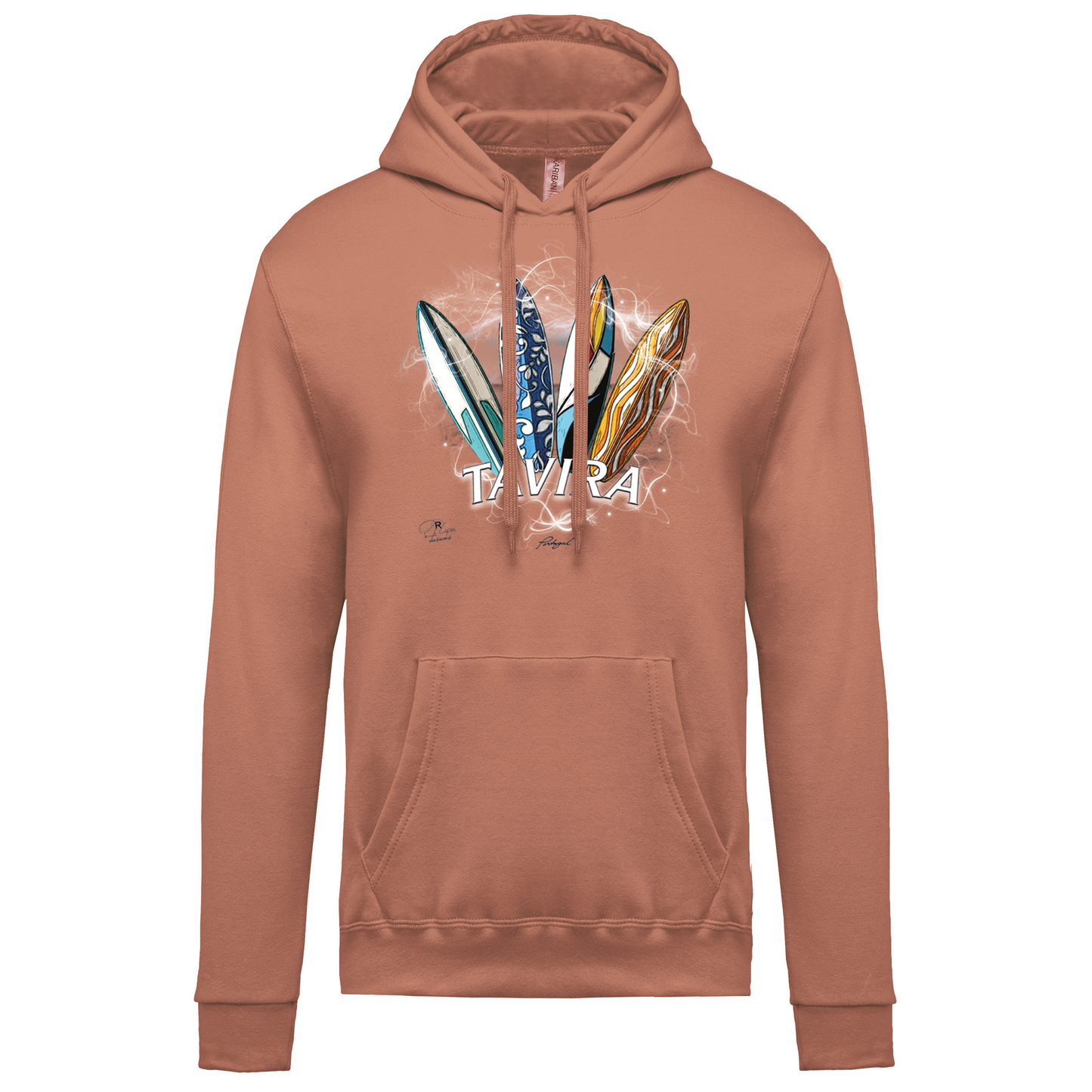 Sweatshirt Kariban com Capuz Surfboards Tavira