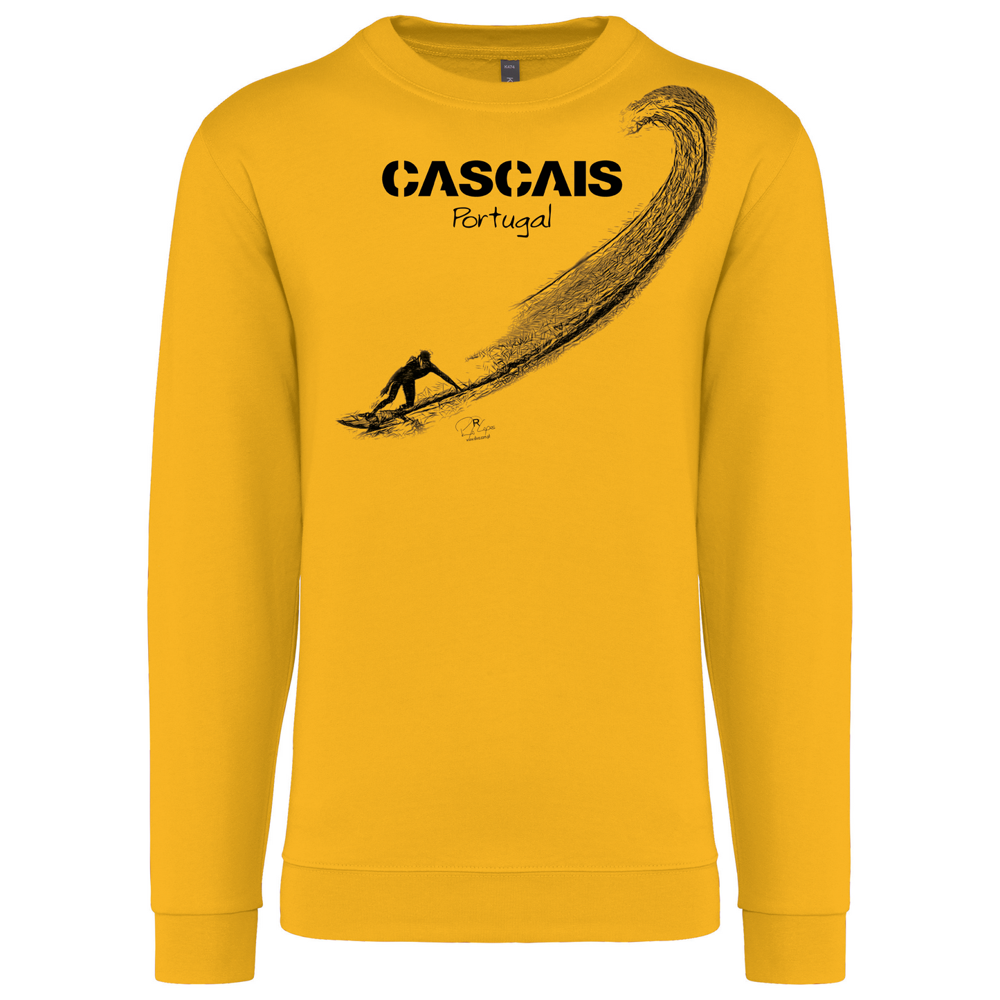 Sweatshirt Kariban sem Capuz Surf Cascais