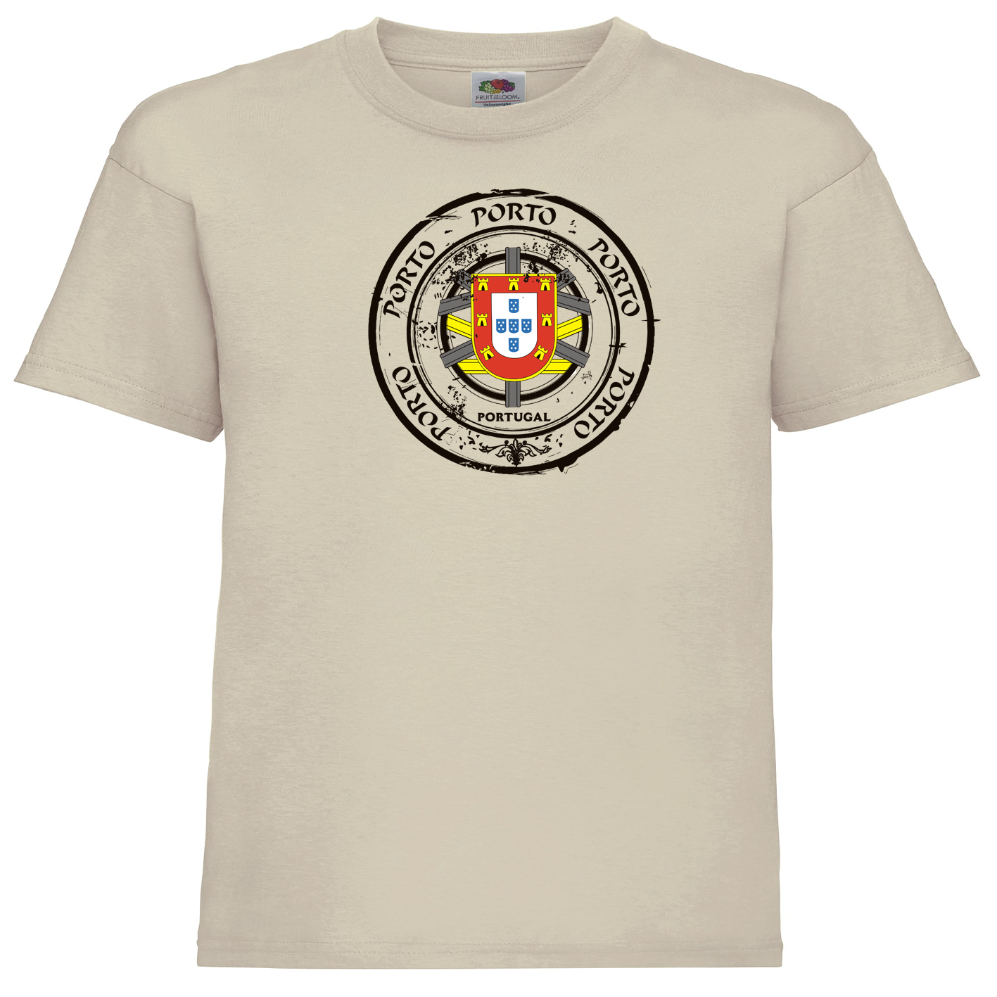 T-shirt Fruit of the Loom Kids Selo Escudo Porto