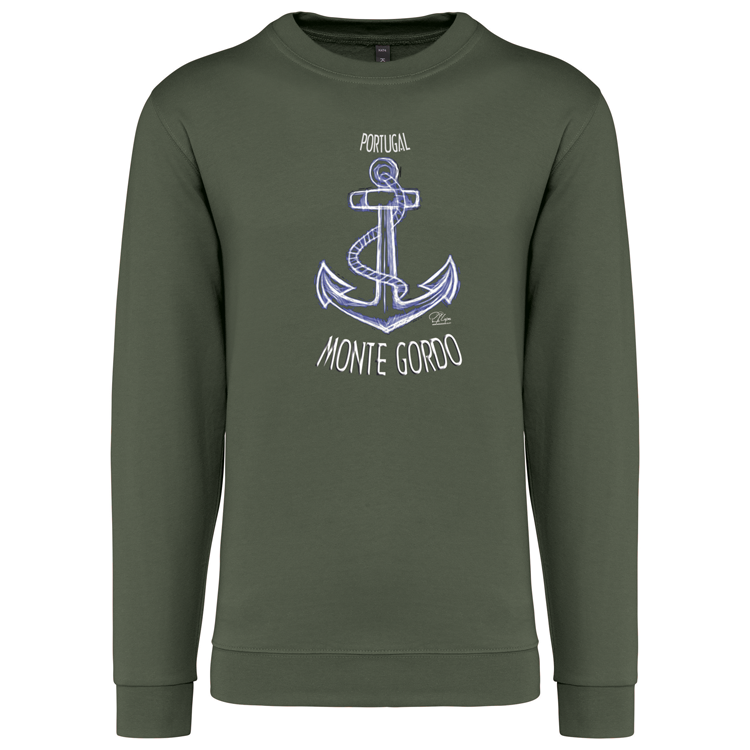 Sweatshirt Kariban sem Capuz Âncora Monte Gordo