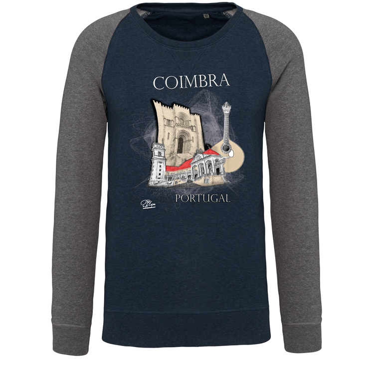 Sweatshirt Bicolor sem capuz Sé de Coimbra