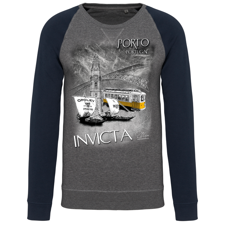 Sweatshirt Bicolor sem capuz Invicta